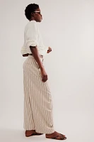 Tegan Striped Barrel Trousers