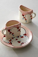 Split Cup And Saucer Set