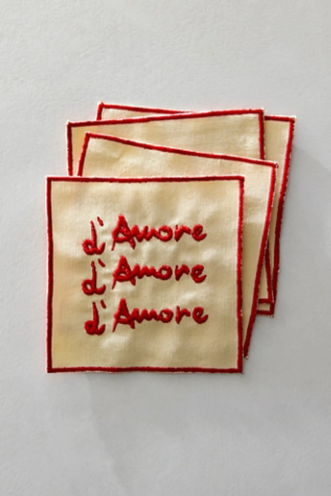 Amore Embroidered Napkins