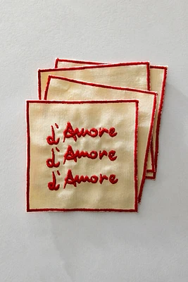 Amore Embroidered Napkins