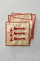 Amore Embroidered Napkins