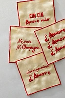 Amore Embroidered Napkins