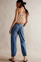 Bonita Cargo Slim Crop Jeans
