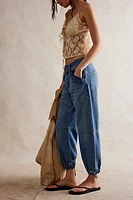 Bonita Cargo Slim Crop Jeans