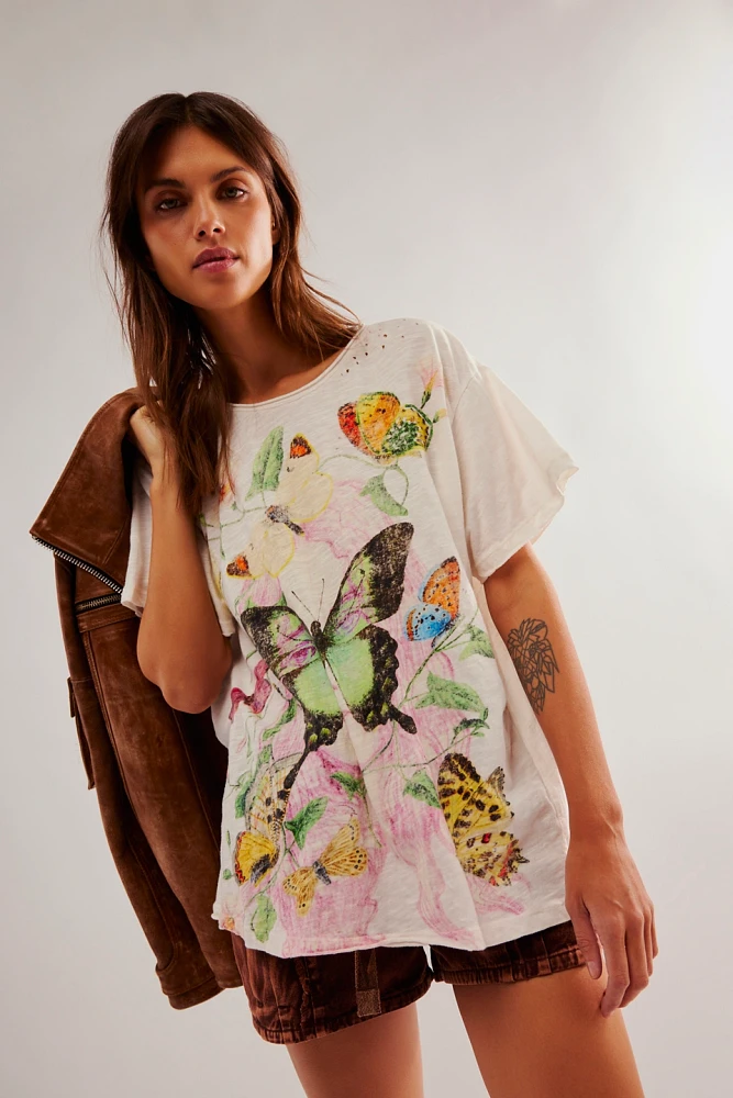 Magnolia Pearl Butterfly Spring Tee