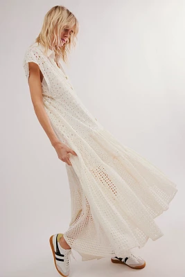 Marieanne Eyelet Maxi Dress