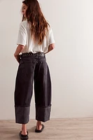 We The Free Olsen Cuffed Crop Barrel Jeans