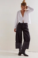 We The Free Olsen Cuffed Crop Barrel Jeans