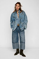 We The Free Olsen Cuffed Crop Barrel Jeans