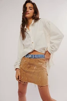 Tricia Fix Carhartt Mini Skirt