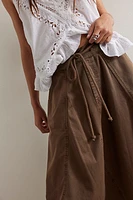 Willow Poplin Midi Skirt