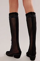 Joe Mesh Lace-Up Boots