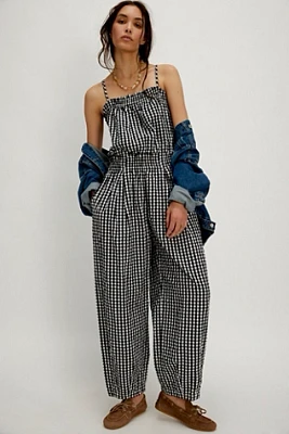 Retro Heatwave Gingham One-Piece