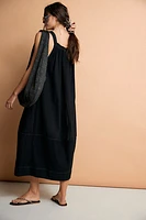 Machu Barrel Midi Dress