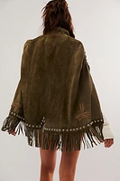 FP x Understated Leather Fringe Cape