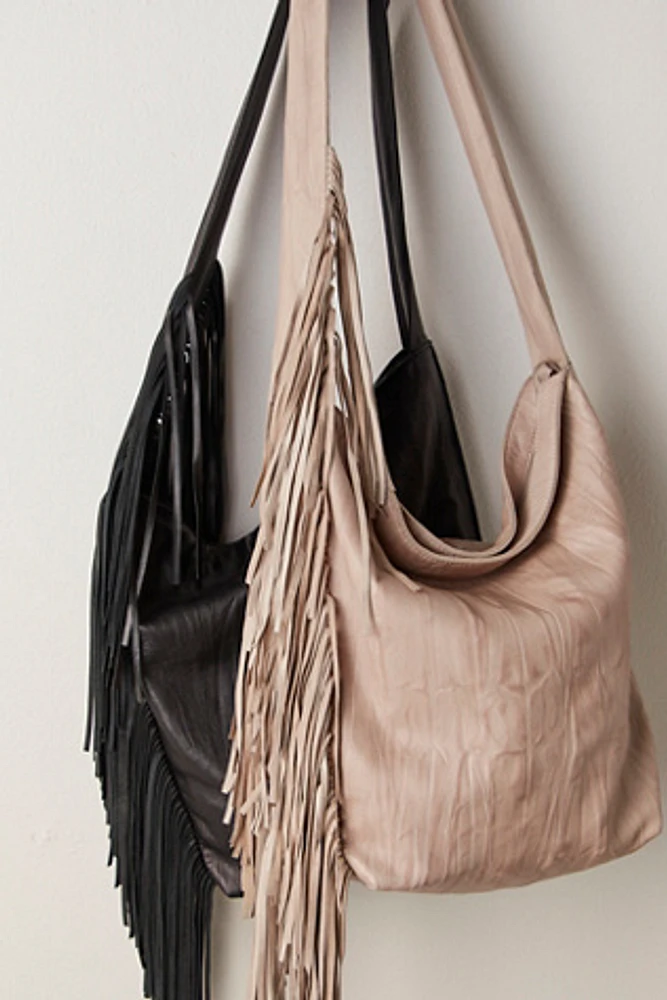 Asher Leather Fringe Bag