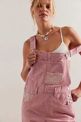 We The Free Ziggy Island Striped Overalls