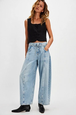 We The Free Ellipse Barrel Jeans