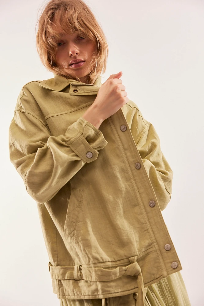 We The Free Lola Linen Jacket