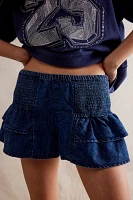 We The Free Alani Pull-On Chambray Shorts