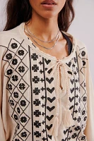 Savannah Embroidered Top