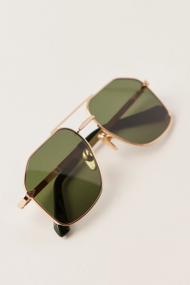 Karen Walker Pampel Metal Sunglasses