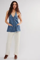 Scout Denim Halter Top