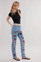 Tricia Fix Patched Jeans