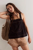 We The Free Overall Smock Linen Top