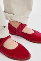 Matilda Scrunchie Velvet Mary Janes