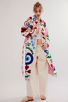 Rose Suzani Coat