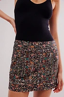 Embellished Mini Skirt