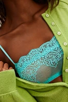 So Fine Scallop Lace Bralette