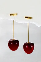 Cherry And Stem Earrings