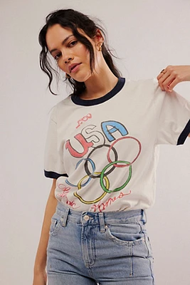 USA Ringer Tee