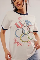 USA Ringer Tee