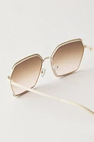 Sage Oversized Square Sunnies