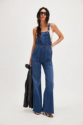 MOTHER High-Waisted Twister Overalls