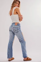 Tricia Fix Double Patched Carpenter Jeans