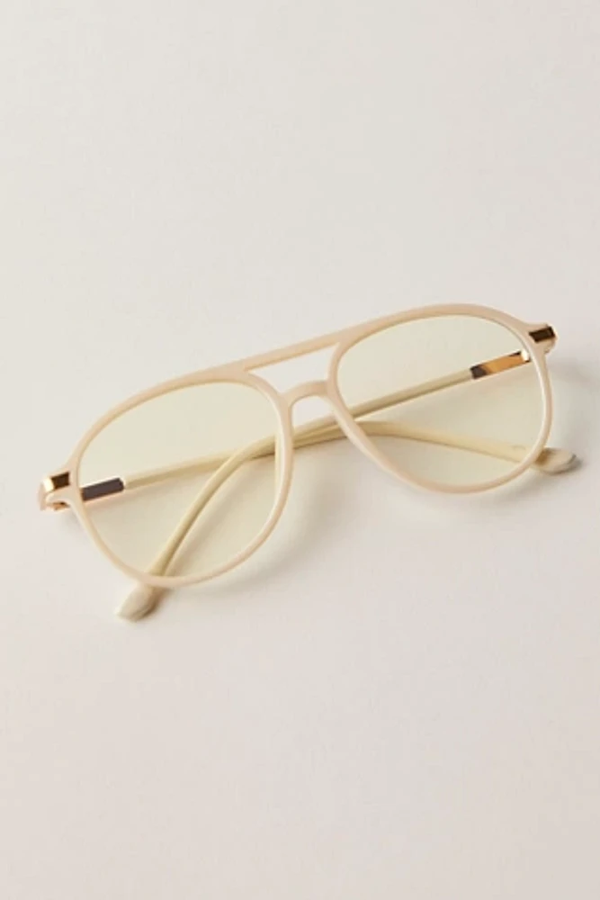 Clean Cut Aviator Bluelight Glasses