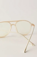 Clean Cut Aviator Bluelight Glasses