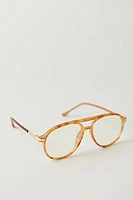 Clean Cut Aviator Bluelight Glasses