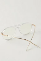 Clean Cut Aviator Bluelight Glasses