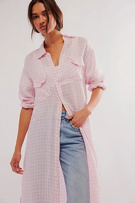 CP Shades Linen Maxi Shirt