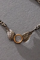 Acanthus Winged Charm Necklace