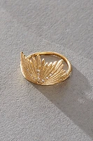 Acanthus 14k Gold Crown Ring