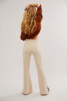 NSF Rusty Side Slit Flare Pants