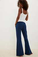 NSF Rusty Side Slit Flare Pants