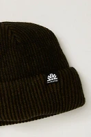 Cord Double Roll Beanie