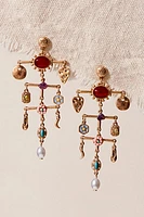 Maxy Charm Dangle Earrings